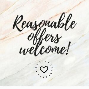 Make an offer Reasonable offers accepted.